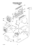 ICEMAKER PARTS, PARTS NOT ILLUSTRATED Diagram and Parts List for 3XES2SHGKQ02  Whirlpool Refrigerator
