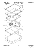 SECTION Diagram and Parts List for RC8600XBB0  Whirlpool Cooktop