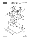 SECTION Diagram and Parts List for CEX310VW1  Roper Range
