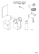 ACCESSORY Diagram and Parts List for TU900QPDB0  Whirlpool Trash Compactor