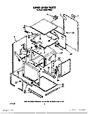 Part Location Diagram of 3177753 Whirlpool Vent, Middle Trim