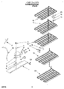 UNIT Diagram and Parts List for EV200FXDN00  Whirlpool Freezer