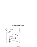 MISCELLANEOUS Diagram and Parts List for LA5668XSW0  Whirlpool Washer