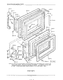DOOR Diagram and Parts List for KECO375MS  KitchenAid Wall Oven