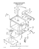 STIRRER DRIVE Diagram and Parts List for KCMS135SBL6  KitchenAid Microwave