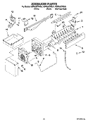 ICEMAKER PARTS, OPTIONAL PARTS (NOT INCLUDED) Diagram and Parts List for KBFS20ETWH01  KitchenAid Refrigerator