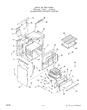 BODY Diagram and Parts List for 1415W1A  Roper Range