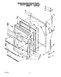 REFRIGERATOR DOOR Diagram and Parts List for KTRD18KAAL20  Whirlpool Refrigerator