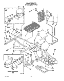 UNIT Diagram and Parts List for 6ED25DQXVW00  Whirlpool Refrigerator