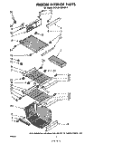 FREEZER INTERIOR Diagram and Parts List for EHD261MKWR4  Whirlpool Refrigerator