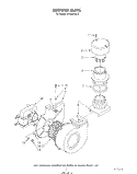 BLOWER Diagram and Parts List for KPDC601S3  KitchenAid Dishwasher