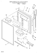 REFRIGERATOR DOOR Diagram and Parts List for KTRP22KGAL01  KitchenAid Refrigerator