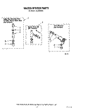 WATER SYSTEM Diagram and Parts List for LA5300XPW4  Whirlpool Washer
