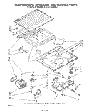 COMPARTMENT SEPARATOR AND CONTROL Diagram and Parts List for ET14JKXMWR5  Whirlpool Refrigerator