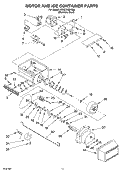 Part Location Diagram of 2003939 Whirlpool BRACKET