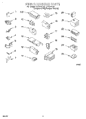 WIRING HARNESS Diagram and Parts List for LSV9244DZ0  Whirlpool Washer