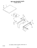 TOP AND CONSOLE Diagram and Parts List for LG4931XTW0  Whirlpool Dryer