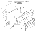 TOP GRILLE AND UNIT COVER Diagram and Parts List for KSSP42QJS00  KitchenAid Refrigerator