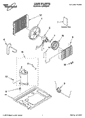 UNIT PARTS Diagram and Parts List for ACD052PS1  Whirlpool Air Conditioner