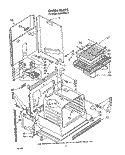OVEN, LIT/OPTIONAL Diagram and Parts List for RM278BXV3  Whirlpool Microwave Oven Combo