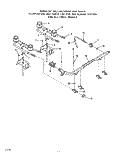BROILER AND OVEN BURNER Diagram and Parts List for 1395W3A  Roper Range