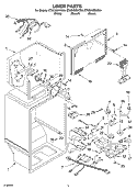 LINER PARTS Diagram and Parts List for ET8CHMXKT04  Whirlpool Refrigerator