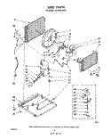 UNIT Diagram and Parts List for ACP802XM0  Whirlpool Air Conditioner
