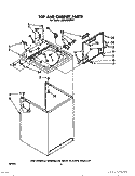 TOP AND CABINET, LIT/OPTIONAL Diagram and Parts List for LA6500XPW1  Whirlpool Washer