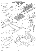 UNIT Diagram and Parts List for ET25DMXBN02  Whirlpool Refrigerator