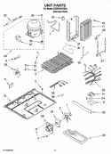 UNIT PARTS Diagram and Parts List for KSBP25IVSS00  KitchenAid Refrigerator