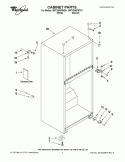 Part Location Diagram of W10205265 Whirlpool Service & Wiring Sheet