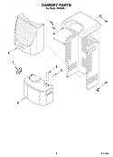 SECTION Diagram and Parts List for AD40USL1  Whirlpool Dehumidifier