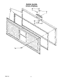 SECTION Diagram and Parts List for RH1500RXW00  Roper Freezer