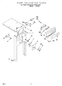 PANEL AND CONTROL Diagram and Parts List for GX900QPGQ1  Whirlpool Trash Compactor