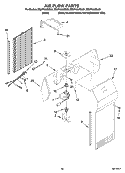 AIR FLOW PARTS, OPTIONAL PARTS (NOT INCLUDED) Diagram and Parts List for ES2FHAXSL01  Whirlpool Refrigerator
