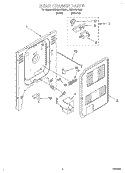 REAR CHASSIS, LIT/OPTIONAL Diagram and Parts List for KERC607EWH1  KitchenAid Range