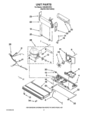 UNIT PARTS Diagram and Parts List for GI6SARXXF04  Whirlpool Refrigerator