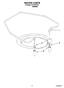HEATER PARTS Diagram and Parts List for KUDX03FTSS3  KitchenAid Dishwasher