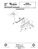 CONSOLE Diagram and Parts List for DU2900XM0  Whirlpool Dishwasher