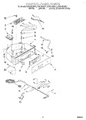 CONTROL PANEL Diagram and Parts List for KUIS155HBL1  KitchenAid Ice Maker
