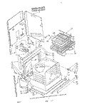 OVEN Diagram and Parts List for KEDS100VBL1  KitchenAid Range
