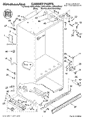 Part Location Diagram of WP2307857 Whirlpool Door Closer Extention Arm - Right Side