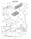 UNIT Diagram and Parts List for ET22DMXTF00  Whirlpool Refrigerator