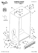 Part Location Diagram of LIT2216709 Whirlpool LITERATURE PARTS (Service & Wiring Sheet)
