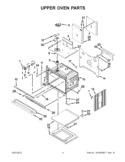 UPPER OVEN PARTS Diagram and Parts List for WOD93EC7AS01  Whirlpool Wall Oven