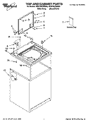 Part Location Diagram of 8541619 Whirlpool TOP