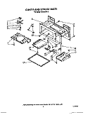 CAVITY AND STIRRER Diagram and Parts List for MH6600XW0  Whirlpool Microwave