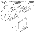 Part Location Diagram of WP8283179 Whirlpool Lower Vent Barrier