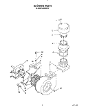 BLOWER Diagram and Parts List for KUDI220T2  KitchenAid Dishwasher
