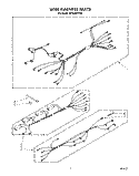 WIRE HARNESS Diagram and Parts List for RF302BXVN0  Whirlpool Range
